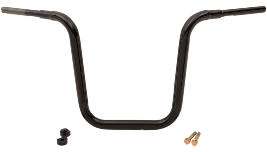 LA CHOPPERS 1 1/2" TREE HUGGER APE HANGER BARS 16" BLACK HD - LA-7375-16B