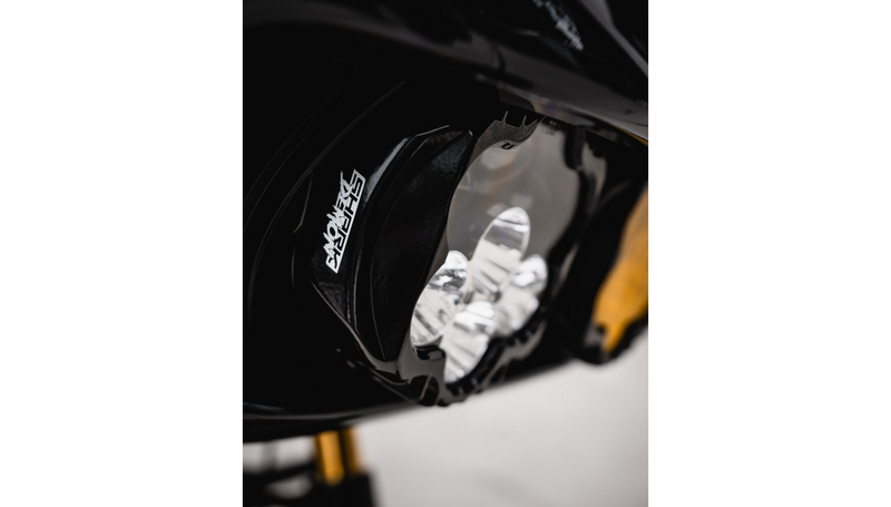 CUSTOM DYNAMICS Headlight/Fog Light - Shark Demon - Road Glide -  SD2-RG-YW