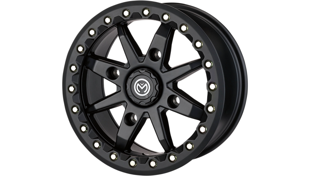 MOOSE UTILITY Wheel - 544X Beadlock - Front/Rear - Black - 14x7 - 4/110 - 5+2 - 544BL147110SB54