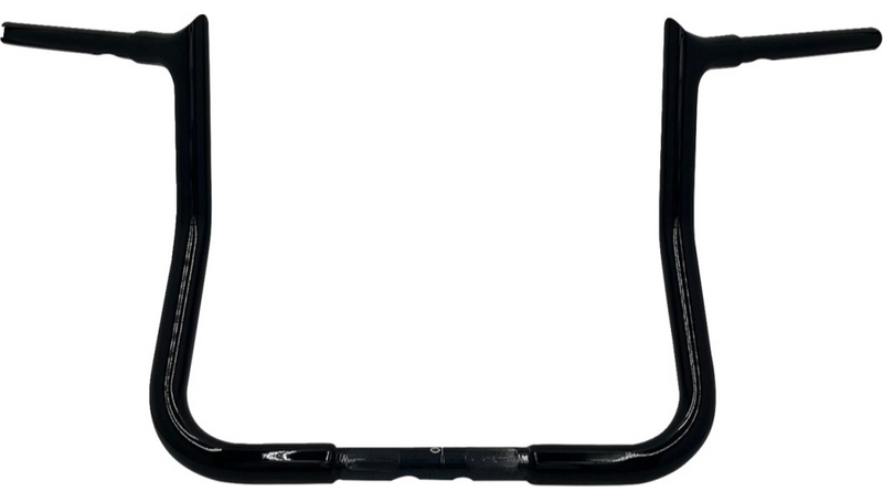 FAT BAGGERS INC. 1-1/4" EZ Install Pointed Top Handlebar - Reduced Reach - 13" - Black - FLH '08-'23 - 905013-B