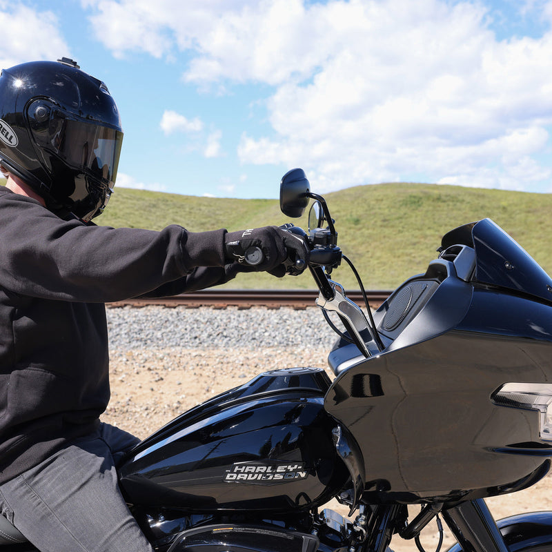 THRASHIN SUPPLY CO. 2024 FLH / FLTRX Handlebar - High Bend - Black TSC-2802-1 - PartsOutlet.com.au