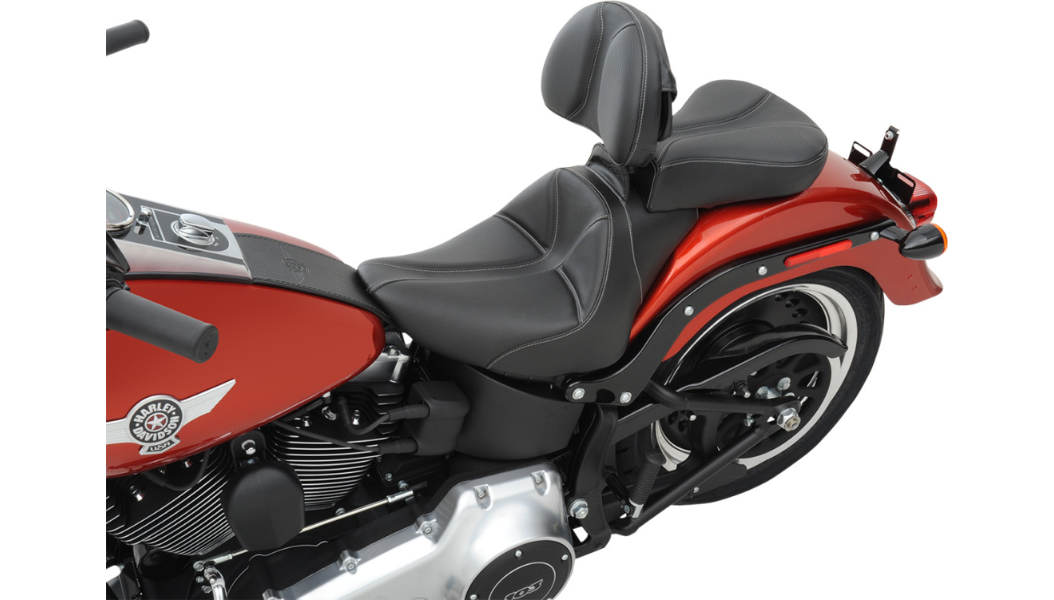 SADDLEMEN Dominator Solo Seat - '06-'17 Softail - 806-12-0042 - PartsOutlet.com.au