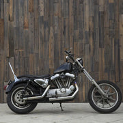 BILTWELL Handlebar - H2 - Black - SLOTTED - 6202-2016 - PartsOutlet.com.au
