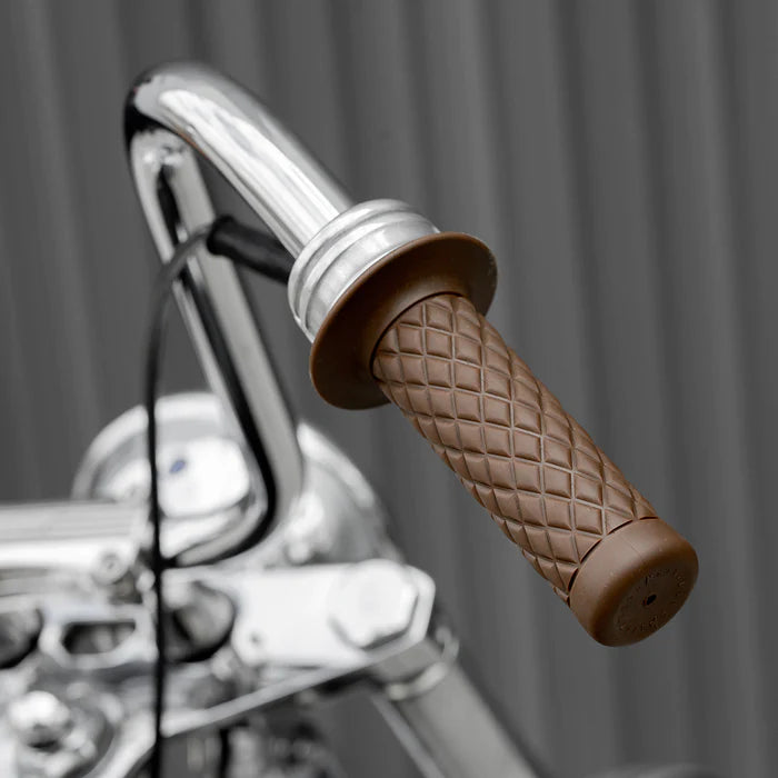 BILTWELL Grips - Thruster - 1" - Chocolate 6702-0401