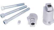 DRAG SPECIALTIES Passenger Floorboard Mount - Harley-Davidson 2018-2023 - Chrome P17-0415-AC - PartsOutlet.com.au