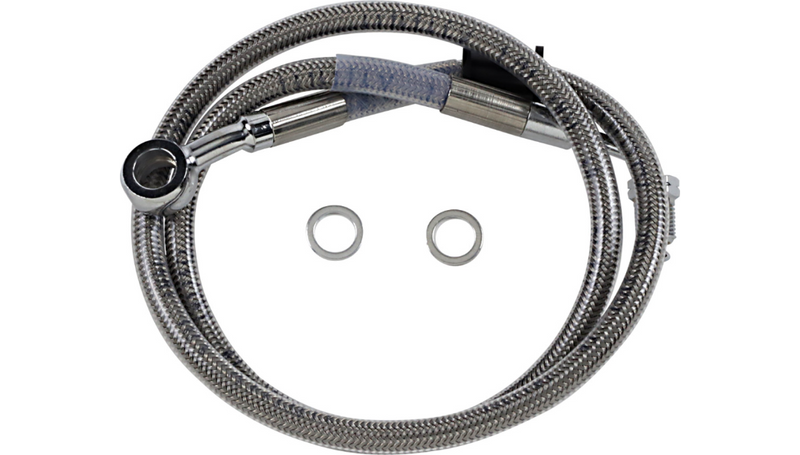 DRAG SPECIALTIES Brake Line - +4" - Stainless Steel - '18-'23 Softail - 618620-4