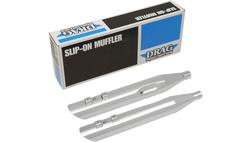 DRAG SPECIALTIES 4" Mufflers for FL '99-'16 - Chrome - H00965