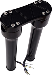 ACCUTRONIX Risers - Threaded - 12" - Black HR2212-B