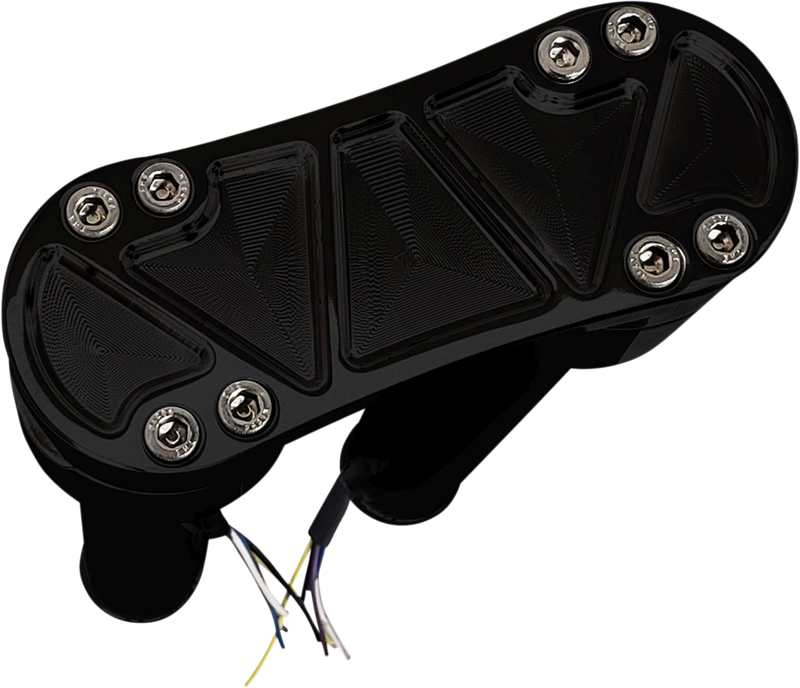 ACCUTRONIX Risers - Threaded - 10" - Black HR2210-B