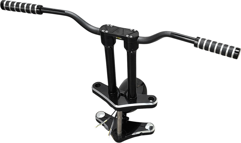 ACCUTRONIX Risers - Threaded - 12" - Black HR2212-B