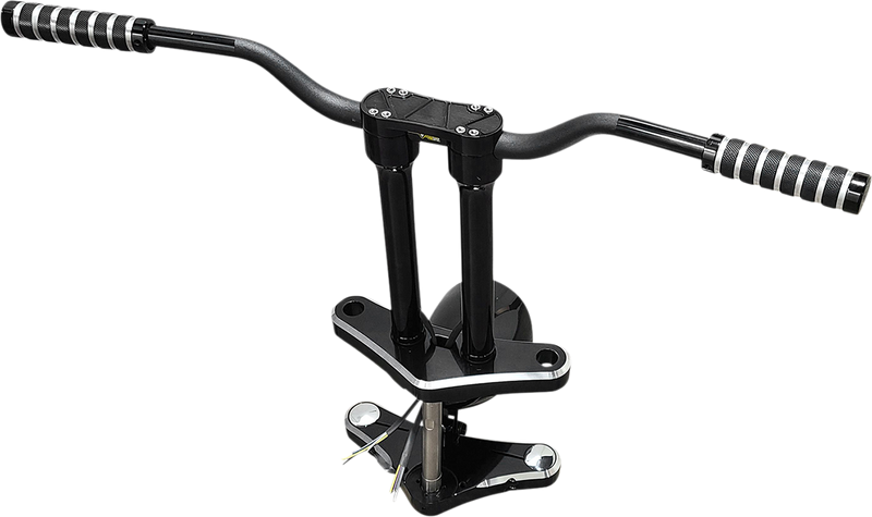 ACCUTRONIX Risers - Threaded - 10" - Black HR2210-B