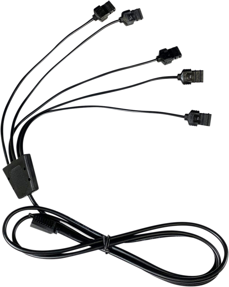 CUSTOM DYNAMICS ProGLOW* Wire Extension - 44" - 5-Way Splitter PG-EXT-44