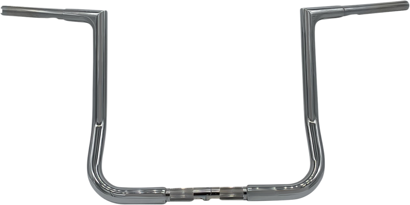 FAT BAGGERS INC. 1-1/4" EZ Install Flat Top Handlebar - 14" - Chrome 705014