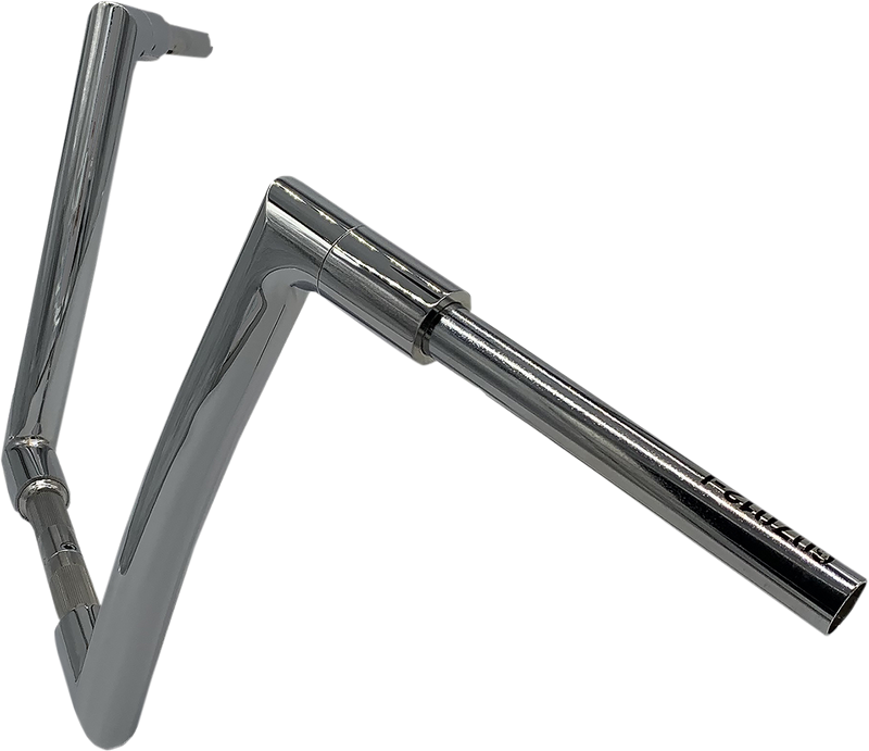 FAT BAGGERS INC. 1-1/2" EZ Install Flat Top Handlebar - 12" - Chrome 607012