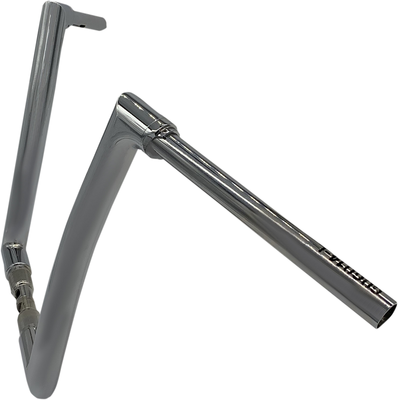 FAT BAGGERS INC. 1-1/2" EZ Install Flat Top Handlebar - 14" - Chrome 606014