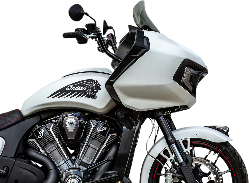 KLOCK WERKS Flare Windshield - Tinted - 11" - Indian '20-'25 - KWW-04-0584-T