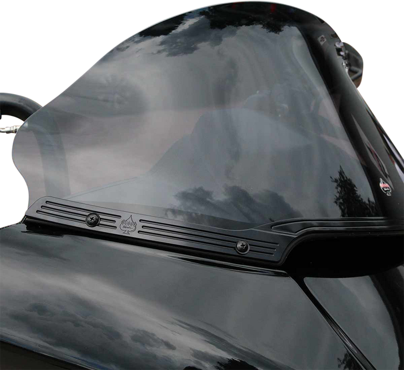 KLOCK WERKS Windshield Trim - KERF - Blacked Out - Road Glide 2015-2023 - KWW-01-0582 - PartsOutlet.com.au