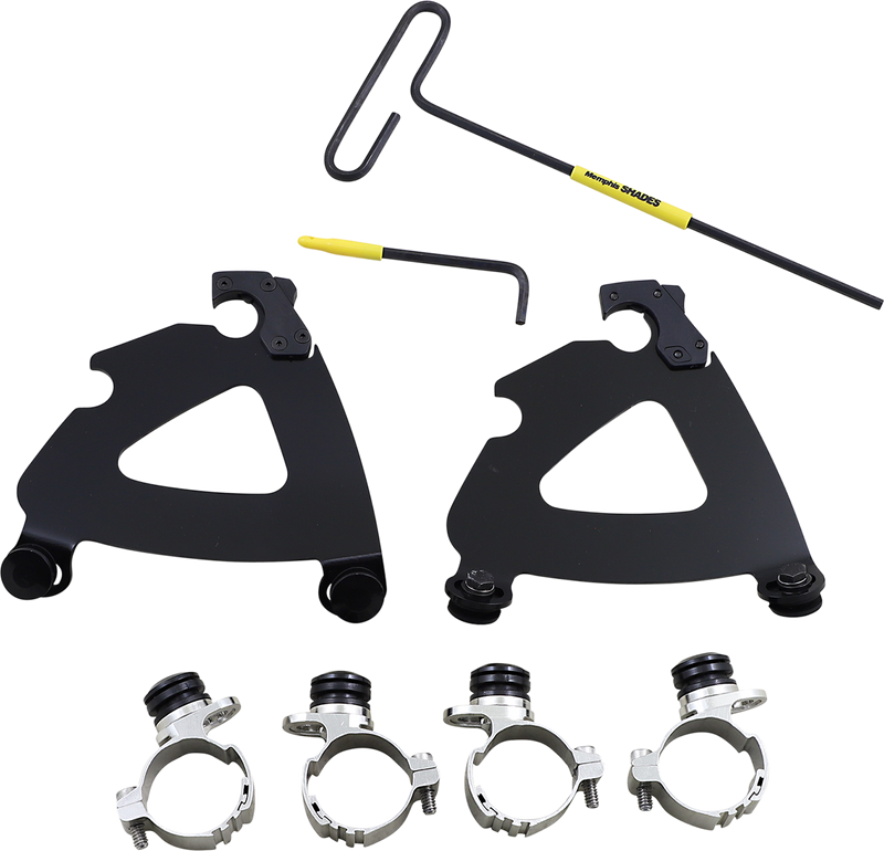 MEMPHIS SHADES Road Warrior Trigger-Lock Mounting Kit - Black - XL 2011-2019 - MEB2064 - PartsOutlet.com.au