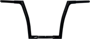 FAT BAGGERS INC. 1-1/4" EZ Install Flat Top Handlebar - 14" - Black 707014-B