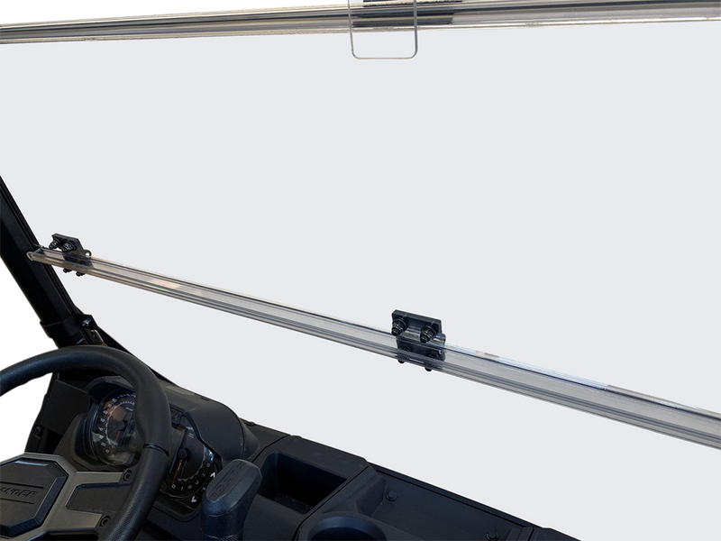 MOOSE UTILITY Full Folding Windshield - Deluxe - Polaris Ranger '13-'19 - V000265-12200M - PartsOutlet.com.au