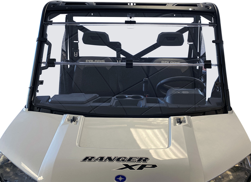 MOOSE UTILITY Full Folding Windshield - Deluxe - Polaris Ranger '13-'19 - V000265-12200M - PartsOutlet.com.au