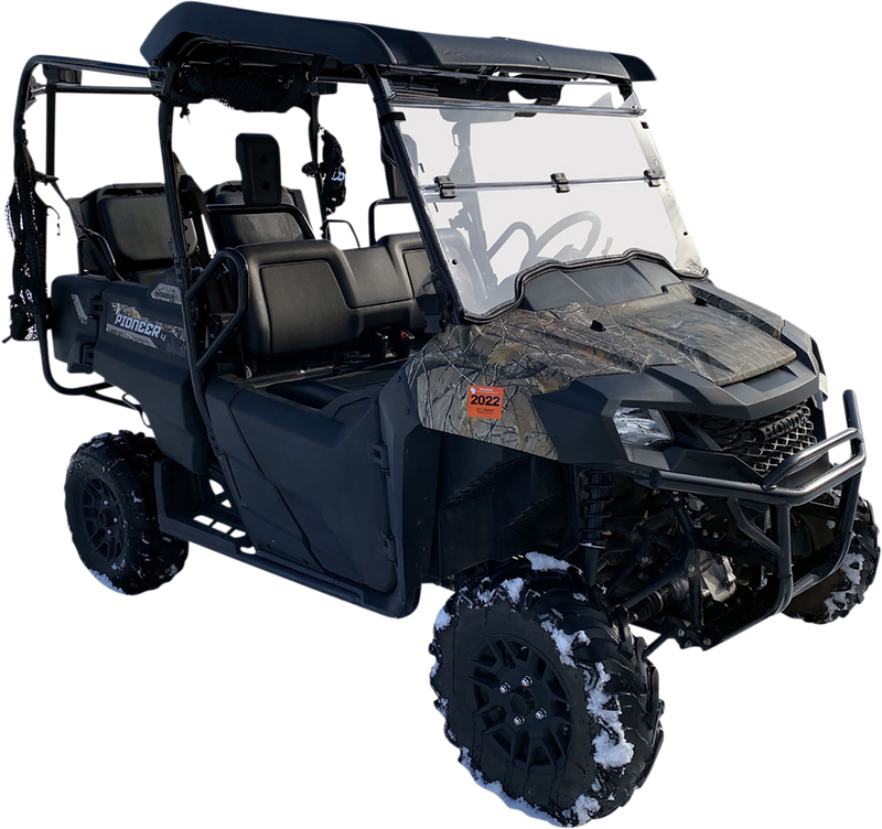 MOOSE UTILITY Full Folding Windshield - Deluxe - Honda Pioneer '14-'22 - V000263-12200M - PartsOutlet.com.au