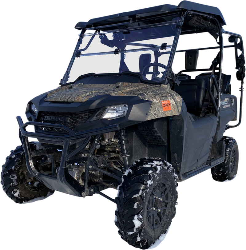 MOOSE UTILITY Full Folding Windshield - Deluxe - Honda Pioneer '14-'22 - V000263-12200M - PartsOutlet.com.au