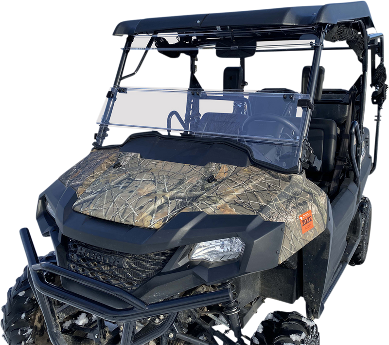 MOOSE UTILITY Full Folding Windshield - Deluxe - Honda Pioneer '14-'22 - V000263-12200M - PartsOutlet.com.au