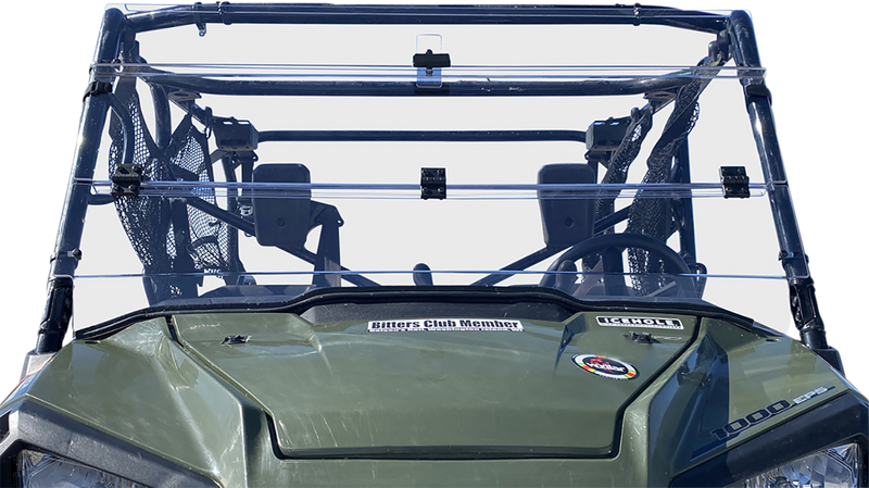 MOOSE UTILITY Full Folding Windshield - Deluxe - Honda Pioneer '16-'22 - V000258-12200M - PartsOutlet.com.au