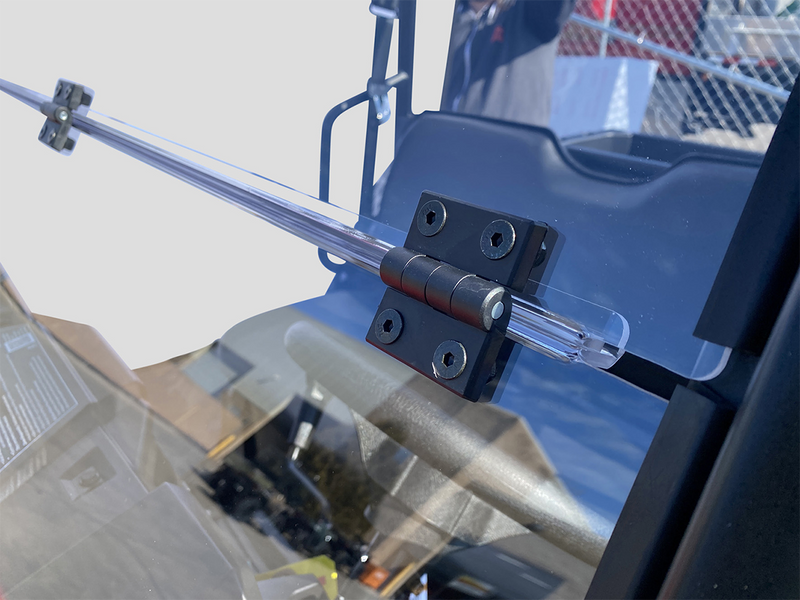 MOOSE UTILITY Full Folding Windshield - Deluxe - Polaris Ranger '15-'22 - V000266-12200M - PartsOutlet.com.au