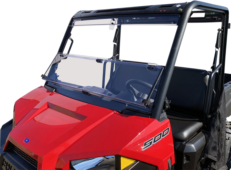 MOOSE UTILITY Full Folding Windshield - Deluxe - Polaris Ranger '15-'22 - V000266-12200M - PartsOutlet.com.au