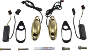 CUSTOM DYNAMICS Turn Signal - FLTR - Gold PB-RG-TS-15-G
