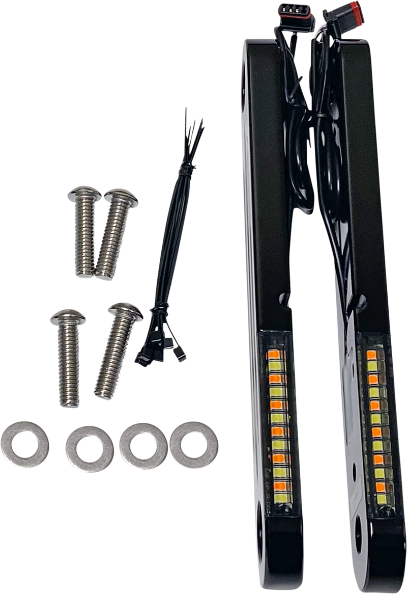 CUSTOM DYNAMICS Light Strip - Black PB-DS2-14-B