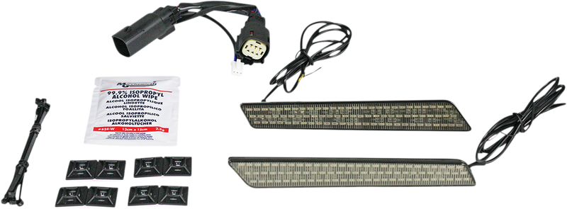 CUSTOM DYNAMICS Saddlebag Light - Smoke Lens CD-LATCH-DC4-S