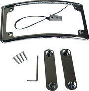 CUSTOM DYNAMICS License Plate Frame - LED - Chrome LPF-RAD-CVO-C