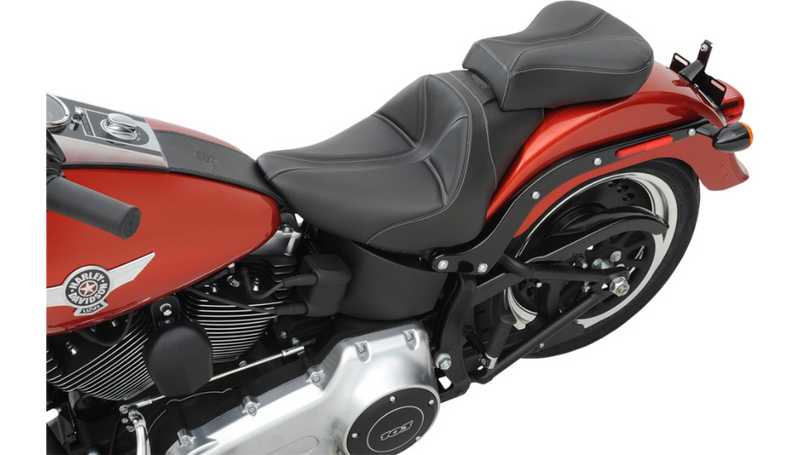 SADDLEMEN Dominator Solo Seat - '06-'17 Softail - 806-12-0042 - PartsOutlet.com.au