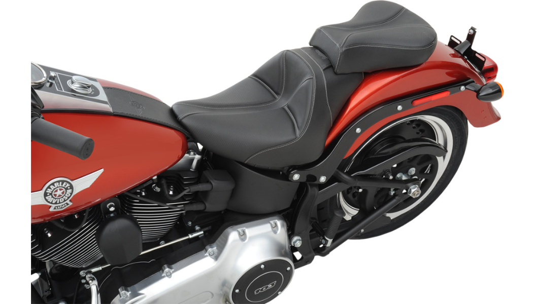 SADDLEMEN Dominator Solo Seat - '06-'17 Softail - 806-12-0042 - PartsOutlet.com.au