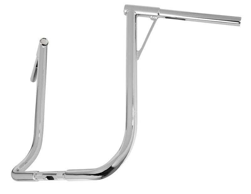 BURLY BRAND Handlebar - Louie B - 19" - Chrome -'86-'24 FL - B12-7006C