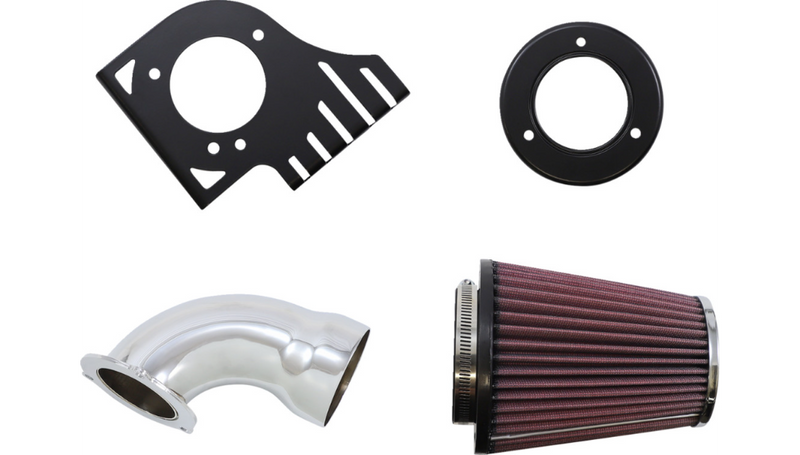 COBRA Cone Air Filter - Chrome/Chrome - '18-'22 Softail 606-0104-06 - PartsOutlet.com.au