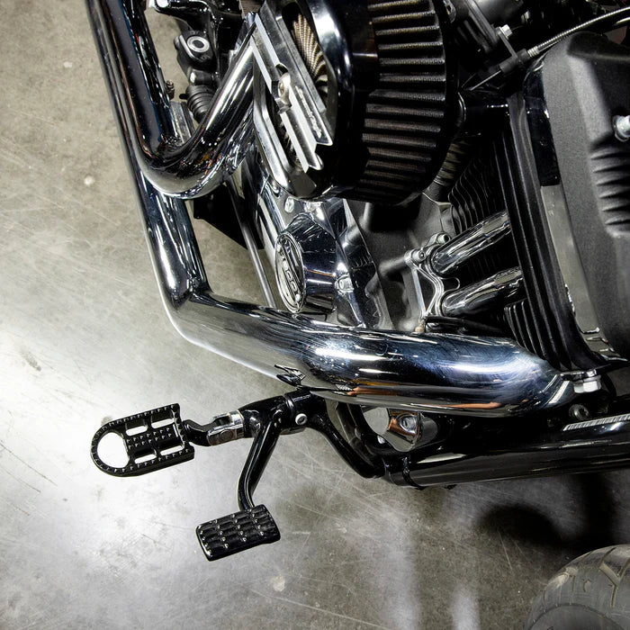 BILTWELL Mushman Step Footpegs - Black 7002-201-02 - PartsOutlet.com.au