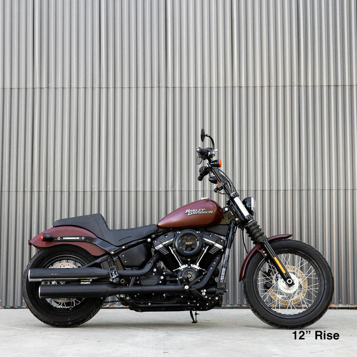 BILTWELL Risers - Murdock - 12" - Black 6403-201-12