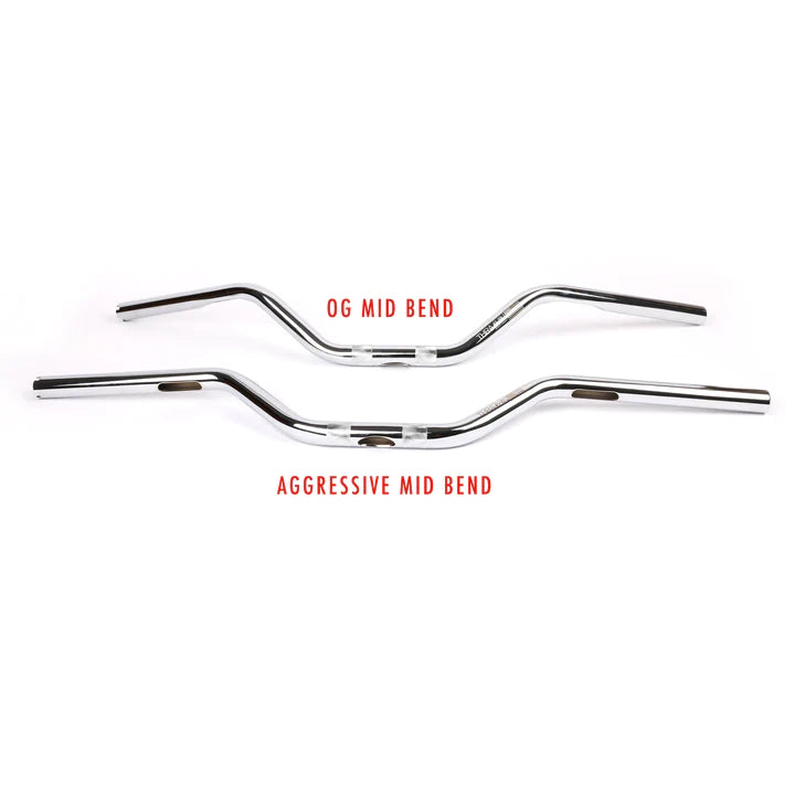 THRASHIN SUPPLY CO. Handlebar - Mid Bend - Aggressive - Chrome TSC-2706-3 - PartsOutlet.com.au