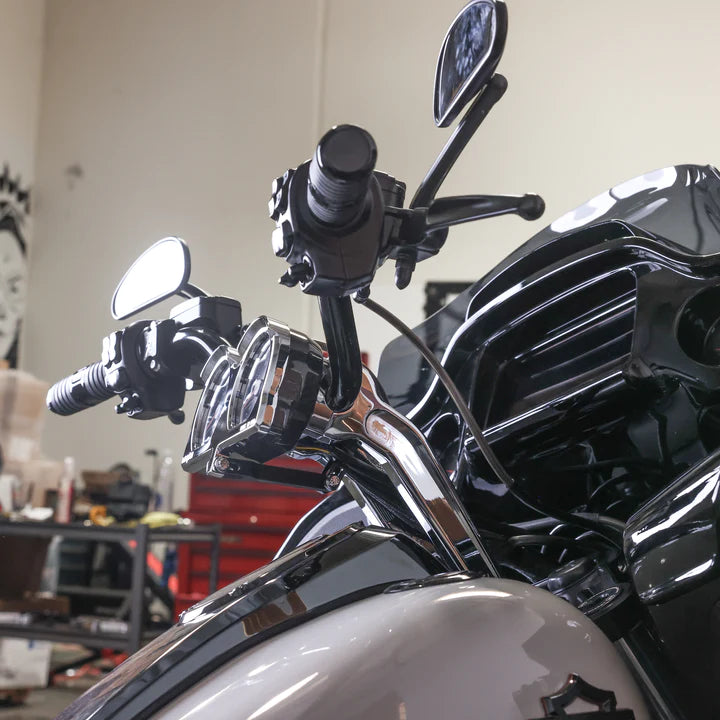 THRASHIN SUPPLY CO. Front extention gauge relocation mount - Black TSC-2709-1 - PartsOutlet.com.au