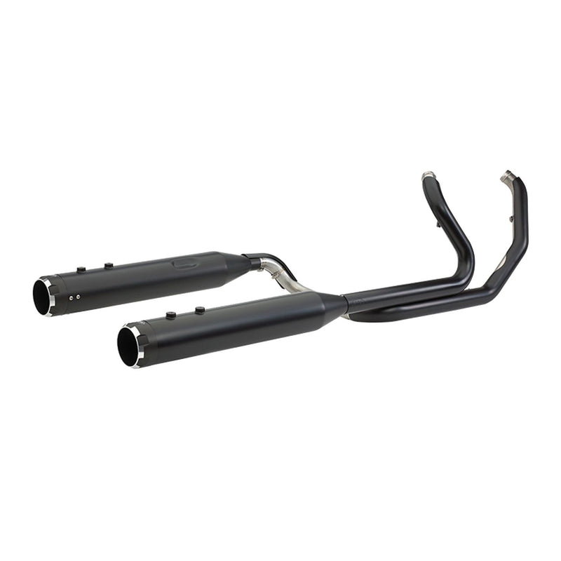 S&S CYCLE EL DORADO EXHAUST SYSTEM for M8 TOURING MODELS–Chrome with Black Thruster End Cap 550-0700C - PartsOutlet.com.au