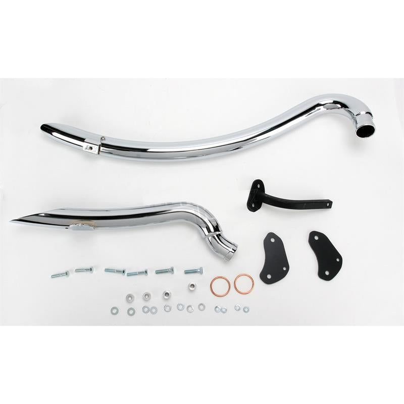 BASSANI XHAUST Radial Sweeper Exhaust - Chrome - '86-'03 XL Sportster XL-FF12 - PartsOutlet.com.au