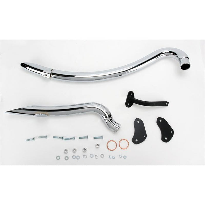 BASSANI XHAUST Radial Sweeper Exhaust - Chrome - '86-'03 XL Sportster XL-FF12