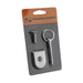 SADDLEMEN Security Seat Screw - Metric - Chrome 8911C - PartsOutlet.com.au