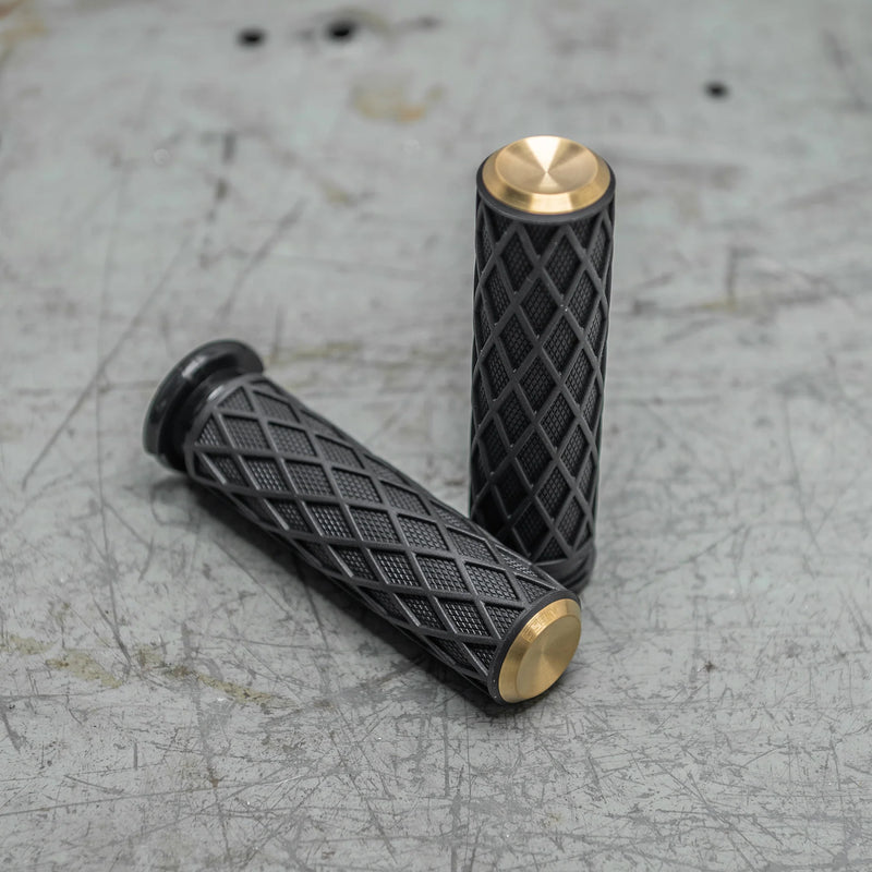 ARLEN NESS DIAMOND GRIPS, BRASS - FLY-BY-WIRE (FBW) - 500-009 - PartsOutlet.com.au