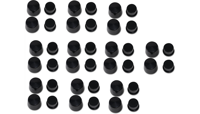 DRAG SPECIALTIES Cover Bolt Deep 1 Hex Black - Harley-Davidson 1972-2006 - 352090 - PartsOutlet.com.au