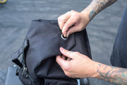 BURLY BRAND Sissy Bar Backpack - Black B15-1013B - PartsOutlet.com.au